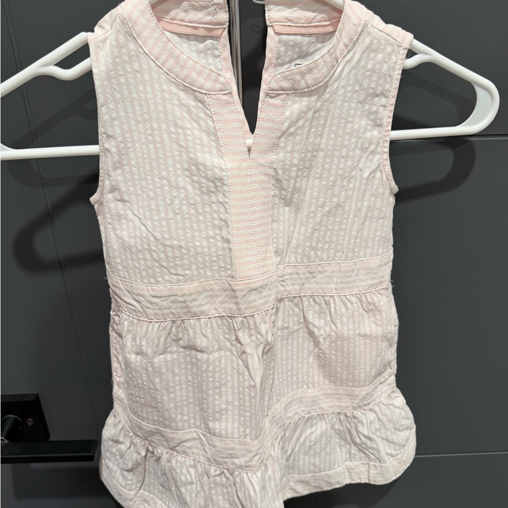 Vineyard Vines pink chambray dress